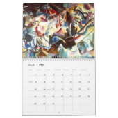 Calendrier Wassily Kandinsky Art Abstrait (Mar 2026)