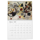 Calendrier Wassily Kandinsky Art Abstrait (Feb 2027)