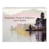 Calendrier Water Reflections Watercolour Art Lake District (Protection)