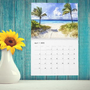 Calendrier Watercolor Beach Paysages marins