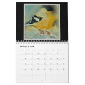 Calendrier Watercolor Birds Wall Calendar 2026 (Feb 2026)
