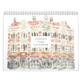Calendrier Watercolor des Pubs de Londres (Protection)