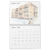 Calendrier Watercolor des Pubs de Londres (Feb 2027)