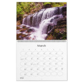 Calendrier WATERFALLS OF NEW YORK STATE  calendar (Mar 2026)