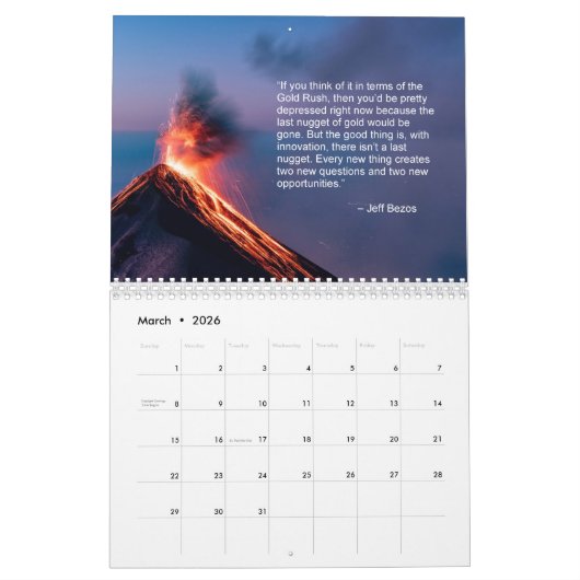 Calendrier Wealth Mindset (Mar 2026)