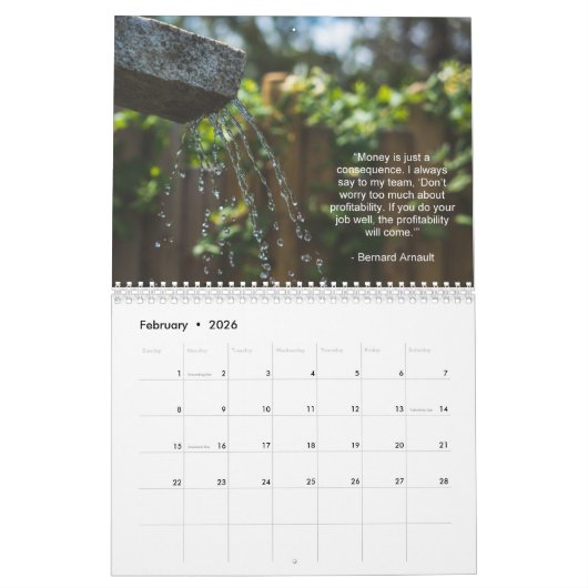 Calendrier Wealth Mindset (Feb 2026)