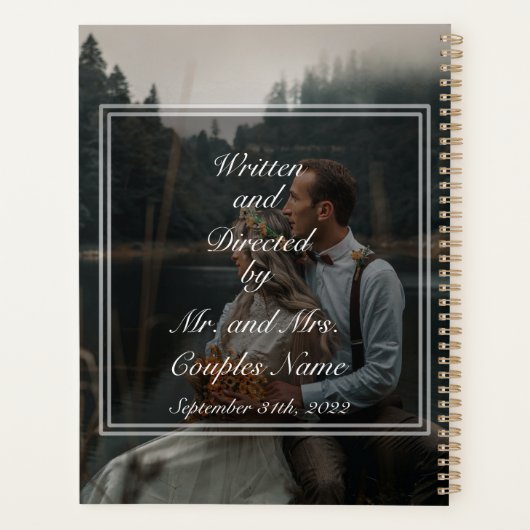 Calendrier wedding planner (Dos)