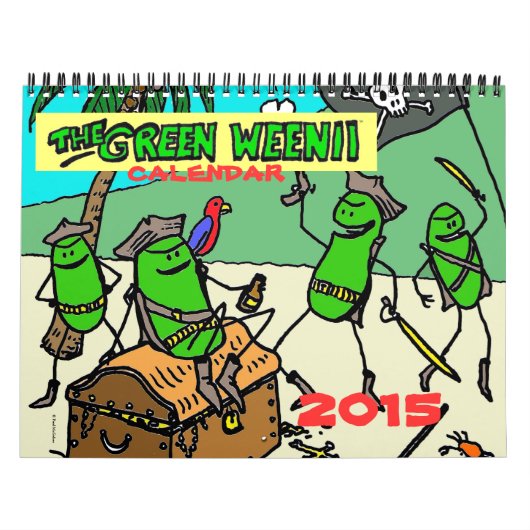 Calendrier Weenii 2015 Vert (Protection)