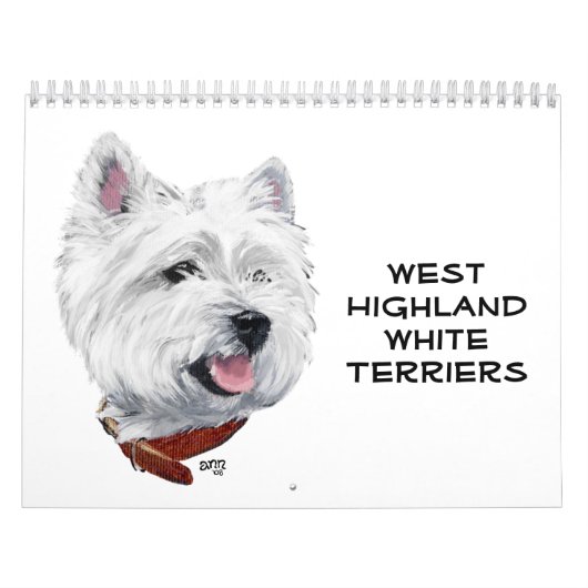 Calendrier West Highland White Terrier (Protection)