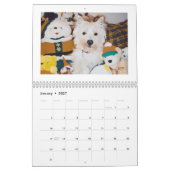 Calendrier West Highland White Terrier (Jan 2027)
