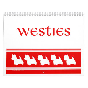Calendrier West Highland White Terrier