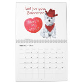 Calendrier West Highland White Terrier CALENDAR (Feb 2026)