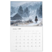Calendrier Western Cowboy (Jan 2027)