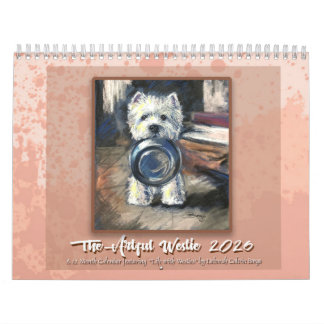 Calendrier Westie artistique par Deborah Borgo