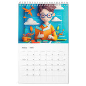 Calendrier When I Grow Up – Dream Jobs in 3D (Mar 2026)