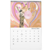 Calendrier Whimsical Animals 2025 (Feb 2027)