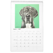 Calendrier Whimsical Dog 2025 - Grand (Mar 2027)