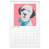 Calendrier Whimsical Dog 2025 - Grand (Jan 2027)