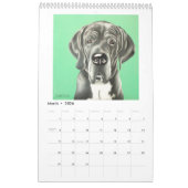 Calendrier Whimsical Dog 2025 - Grand (Mar 2026)