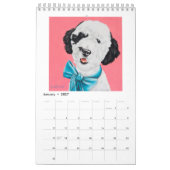 Calendrier Whimsical Dog 2025 - Petit (Jan 2027)