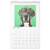 Calendrier Whimsical Dog 2025 - Petit (Mar 2026)