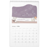 Calendrier Whimsical Dreamscapes (Jan 2026)