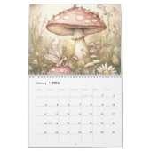 Calendrier Whimsical Mushroom, Champignons (Jan 2026)