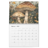 Calendrier Whimsical Mushroom, Champignons (Feb 2027)