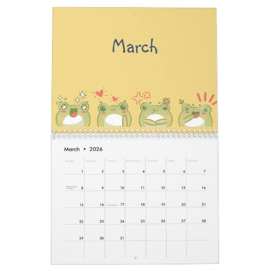 Calendrier Whimsy & Wonders (Mar 2026)