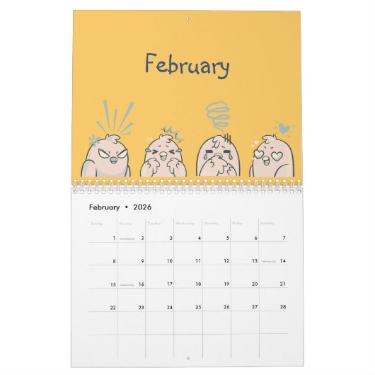 Calendrier Whimsy & Wonders (Feb 2026)