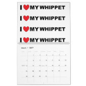 calendrier whippet (Mar 2027)