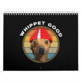 Calendrier Whippet Good Funny 80s Music Dog Design (Protection)