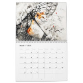 Calendrier Whiskered Elegance – Geisha Cats in Bloom (Mar 2026)