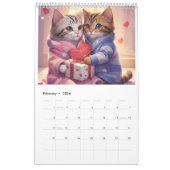 Calendrier Whiskers & Whimsy - Une année de plaisir Feline (Feb 2026)