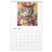 Calendrier Whiskers & Whimsy - Une année de plaisir Feline (Mar 2026)