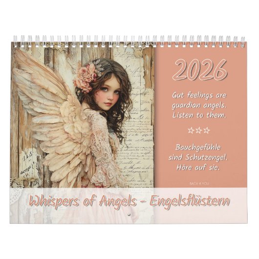 Calendrier Whispers of Angels - Engelsflüstern 2026 (Protection)