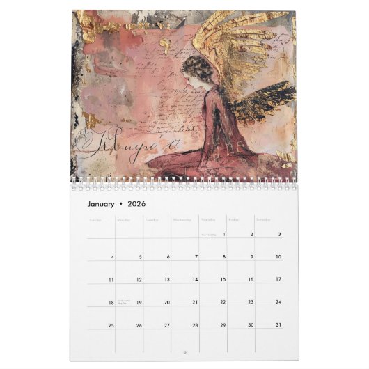 Calendrier Whispers of Angels - Flüstern der Engel 2026 (Jan 2026)