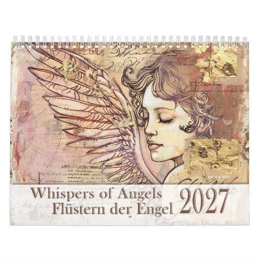 Calendrier Whispers of Angels – Murmures des anges 2027 (Protection)
