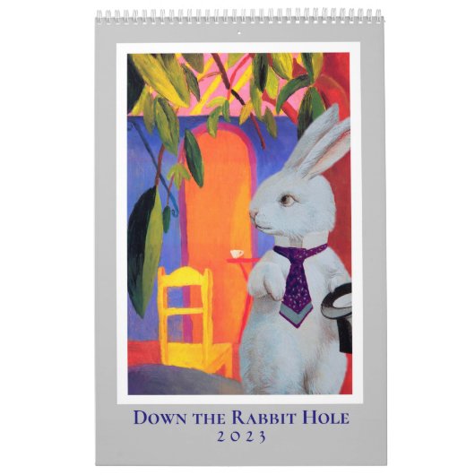 Calendrier White Rabbit Meets Master Artists 2023 Calendar (Protection)