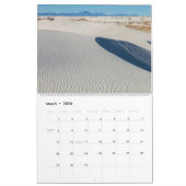 Calendrier White Sands National Park Landscapes (Mar 2026)