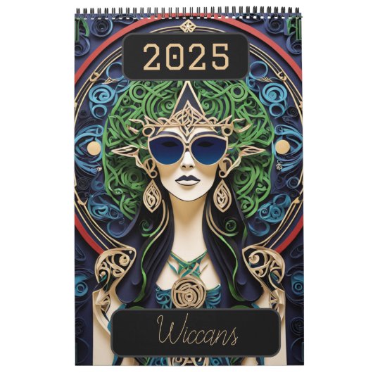 Calendrier Wiccans 2025 (Protection)