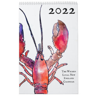 Calendrier Wicked Local New England Calendar 2022