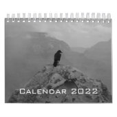 Calendrier Wild Life Black and White Printed Calendar 2022 (Protection)