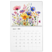 Calendrier Wildflower (Mar 2026)