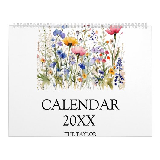 Calendrier Wildflower (Protection)