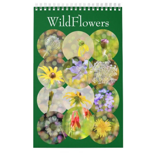 Calendrier Wildflower Close-Up Portrait Photography (Protection)