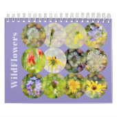 Calendrier Wildflowers Close-Up Forest Photography (Protection)
