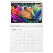 Calendrier Wildlife Animal Lovers Colour Splash Art 2026 (Feb 2026)