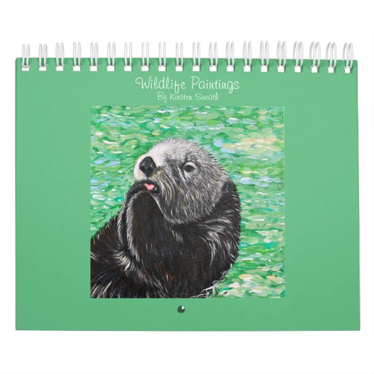 Calendrier Wildlife Paintings by Kirsten Sneath (Protection)