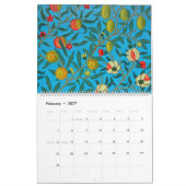 Calendrier William Morris 2022 (Feb 2027)